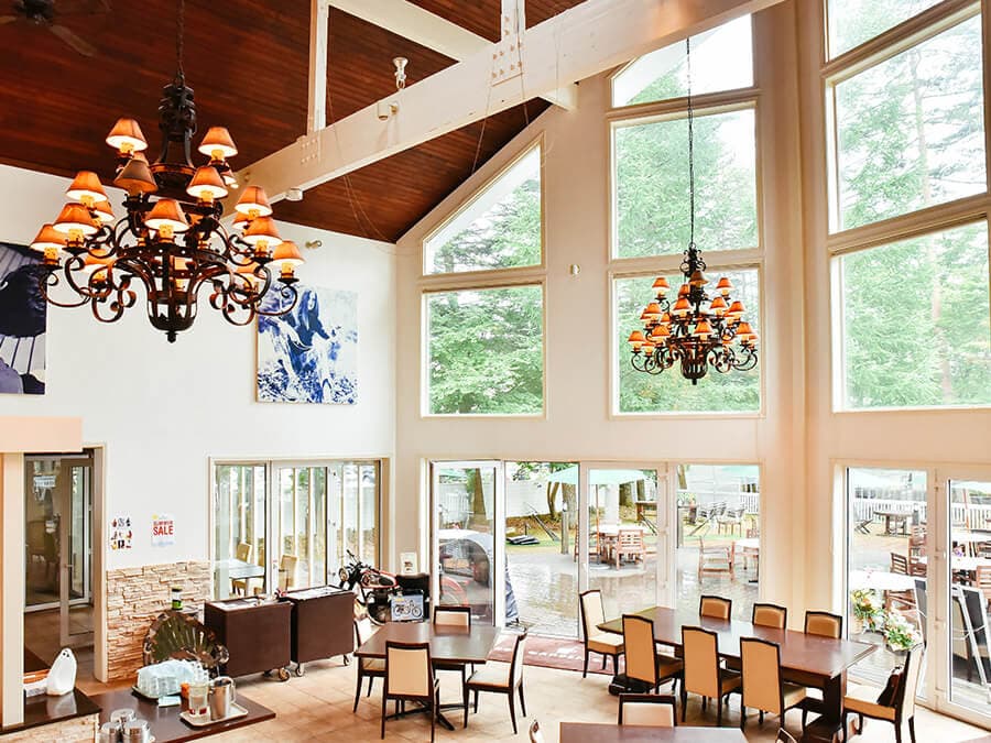 犬 ペットと宿泊できるDOG DEPT GARDEN HOTEL 軽井沢カフェ＆レストラン