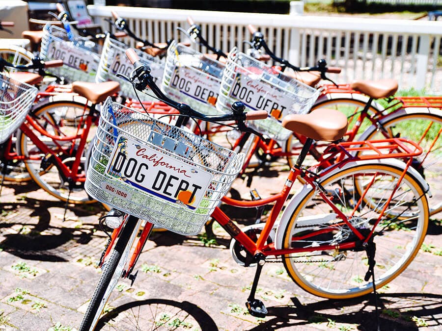 犬 ペットと宿泊できるDOG DEPT GARDEN HOTEL 軽井沢　レンタサイクル　自転車レンタル